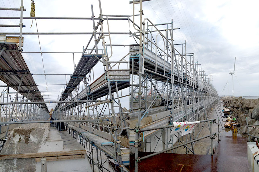 茨城県某堤防新築工事