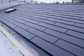 屋根の遮熱塗装工事の施工例